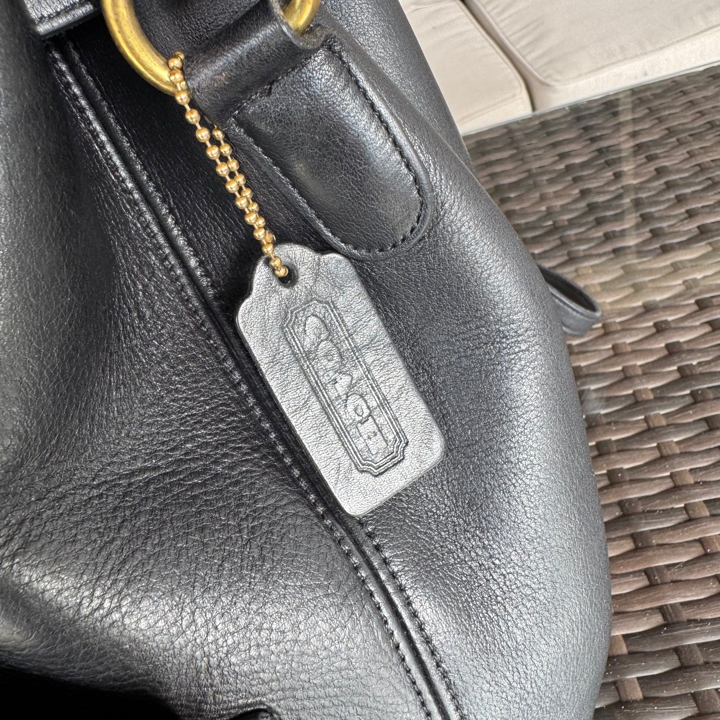 bevintage™ Vintage Coach Black Handle Backpack 9992🖤🍫