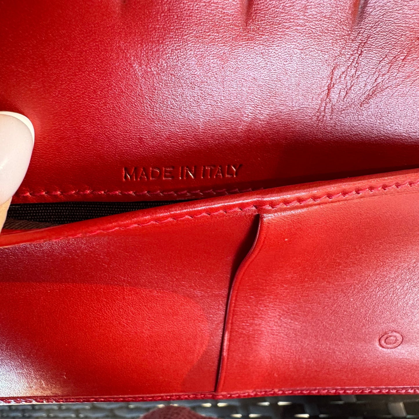 bevintage™ Vintage Coach Red Madison Pocket Organizer 4489🍒❤️🔥