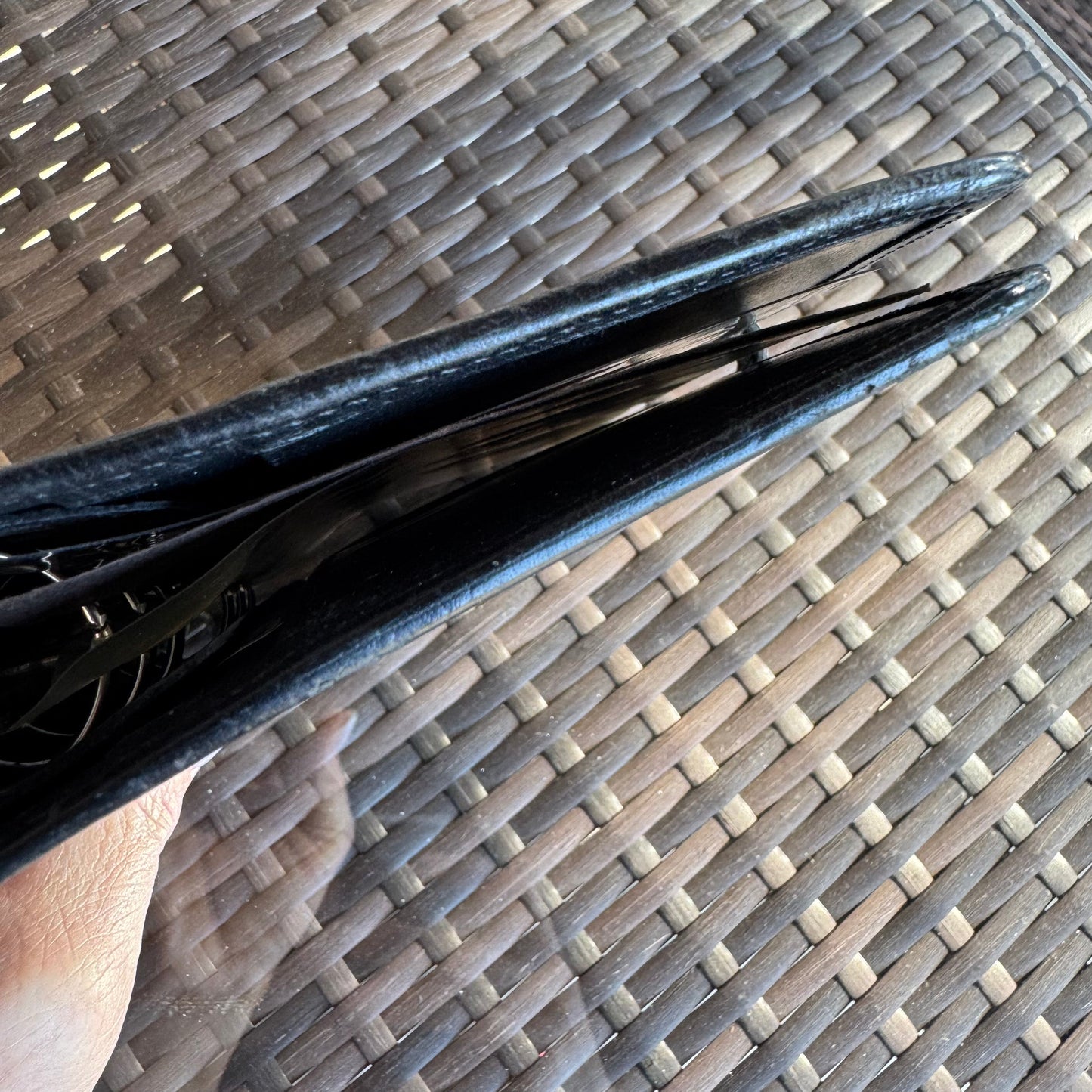 bevintage⢠Vintage Coach Black Pocket Organizerš¤š«