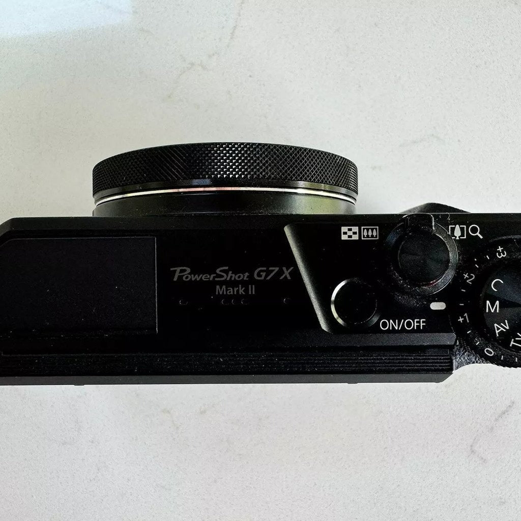 bevintage™ Used 🍇₊˚💜 Canon PowerShot G7X Mark II Digital Camera (Black) 🍥🎀📷
