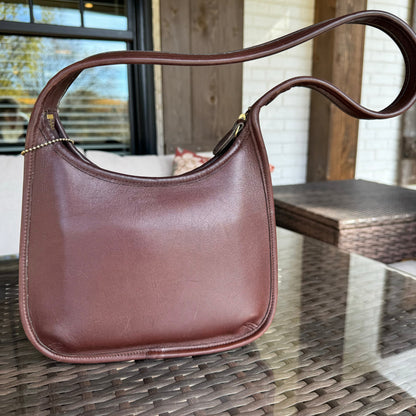 bevintage™ Vintage Coach Mahogany Brown 9020 Mini Ergo Zip🖤🍫