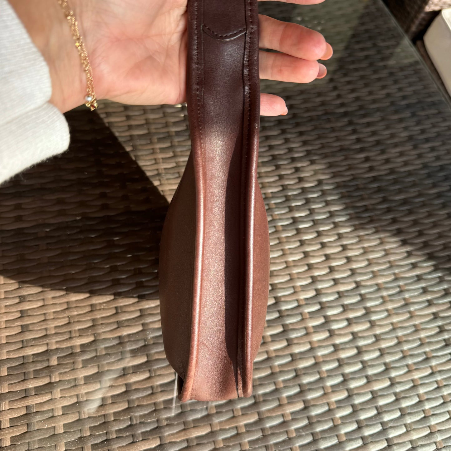 bevintage™ Vintage Coach Mahogany Brown 9020 Mini Ergo Zip🖤🍫