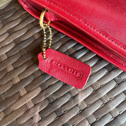 bevintage™ Vintage Coach Red Basic Bag 9455🍎🔥