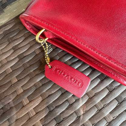 bevintage™ Vintage Coach Red Basic Bag 9455🍎🔥
