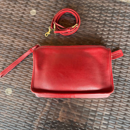 bevintage™ Vintage Coach Red Basic Bag 9455🍎🔥