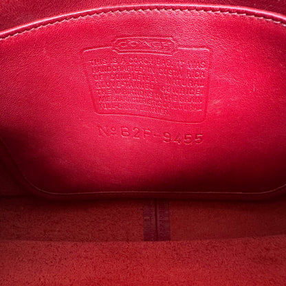 bevintage™ Vintage Coach Red Basic Bag 9455🍎🔥