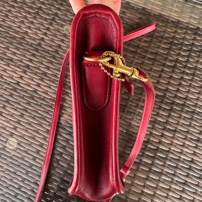 bevintage™ Vintage Coach Red Basic Bag 9455🍎🔥