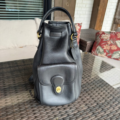 bevintage™ Vintage Coach Black Handle Backpack 9992🖤🍫