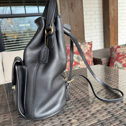 bevintage™ Vintage Coach Black Handle Backpack 9992🖤🍫
