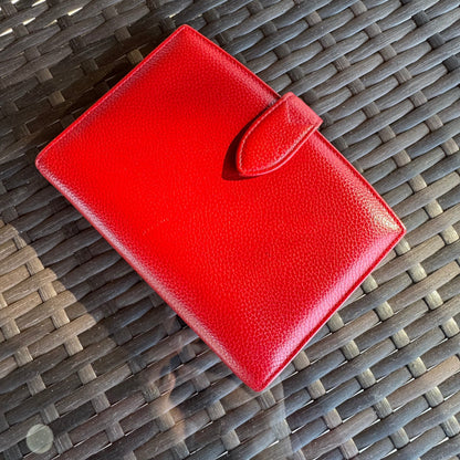 bevintage™ Vintage Coach Red Madison Pocket Organizer 4489🍒❤️‍🔥