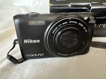 bevintage™ Used 🍇₊˚💜 Nikon Coolpix S6800 16.0MP Compact Digital Camera with 12x Optical Zoom 🍥🎀📷