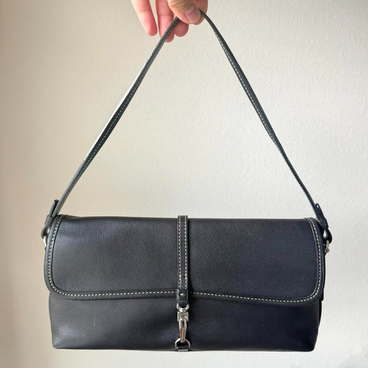 bevintage™ Vintage Coach Hamptons Clip Demi flap