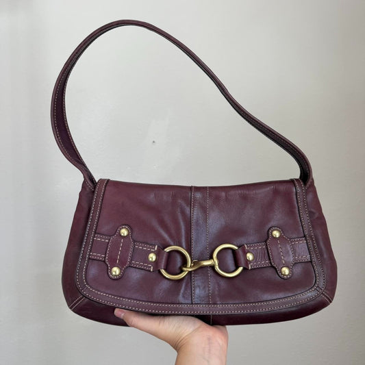 bevintage™ Authentic Coach Ergo Belted Flap Bag