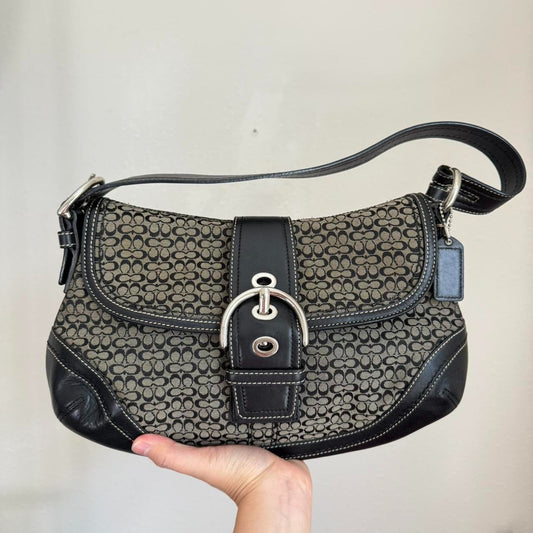 bevintage™ Coach Soho Jacquard shoulder bag large