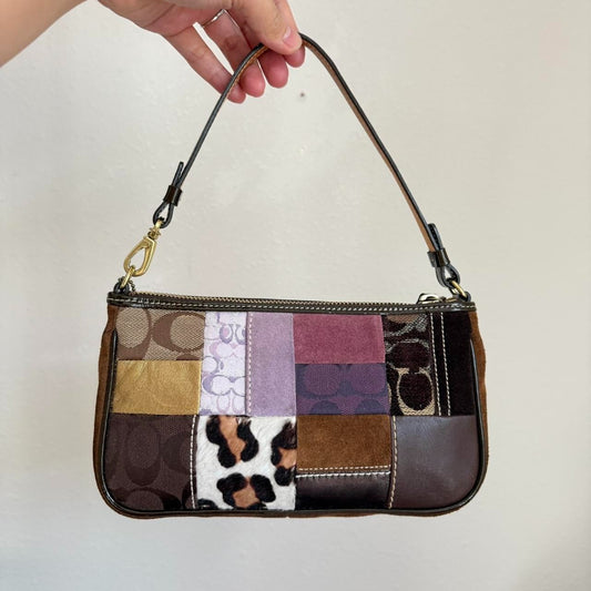 bevintage™ Vintage Coach Patchwork Demi y2k Pouch