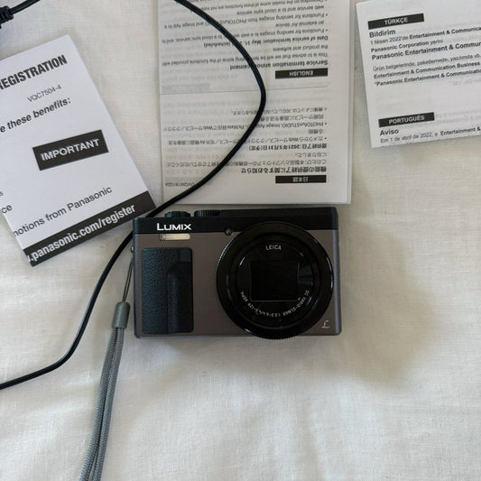 bevintage™ 🍇 🎀 Panasonic Lumix DC-ZS70 4K Digital Camera (Silver) 📷
