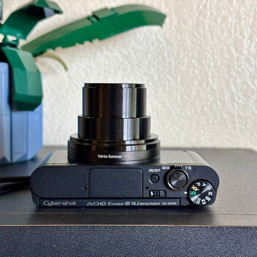 bevintage™ 🍇 🎀 Sony Cyber-shot DSC-WX500 Digital Camera (Black) - Compact 18.2MP with 30X Optical Zoom 📷