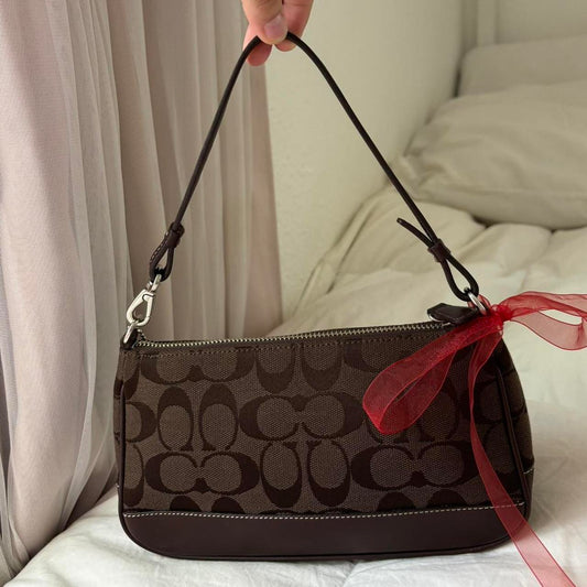 bevintage™ Coach Brown Demi Bag🪻🍃