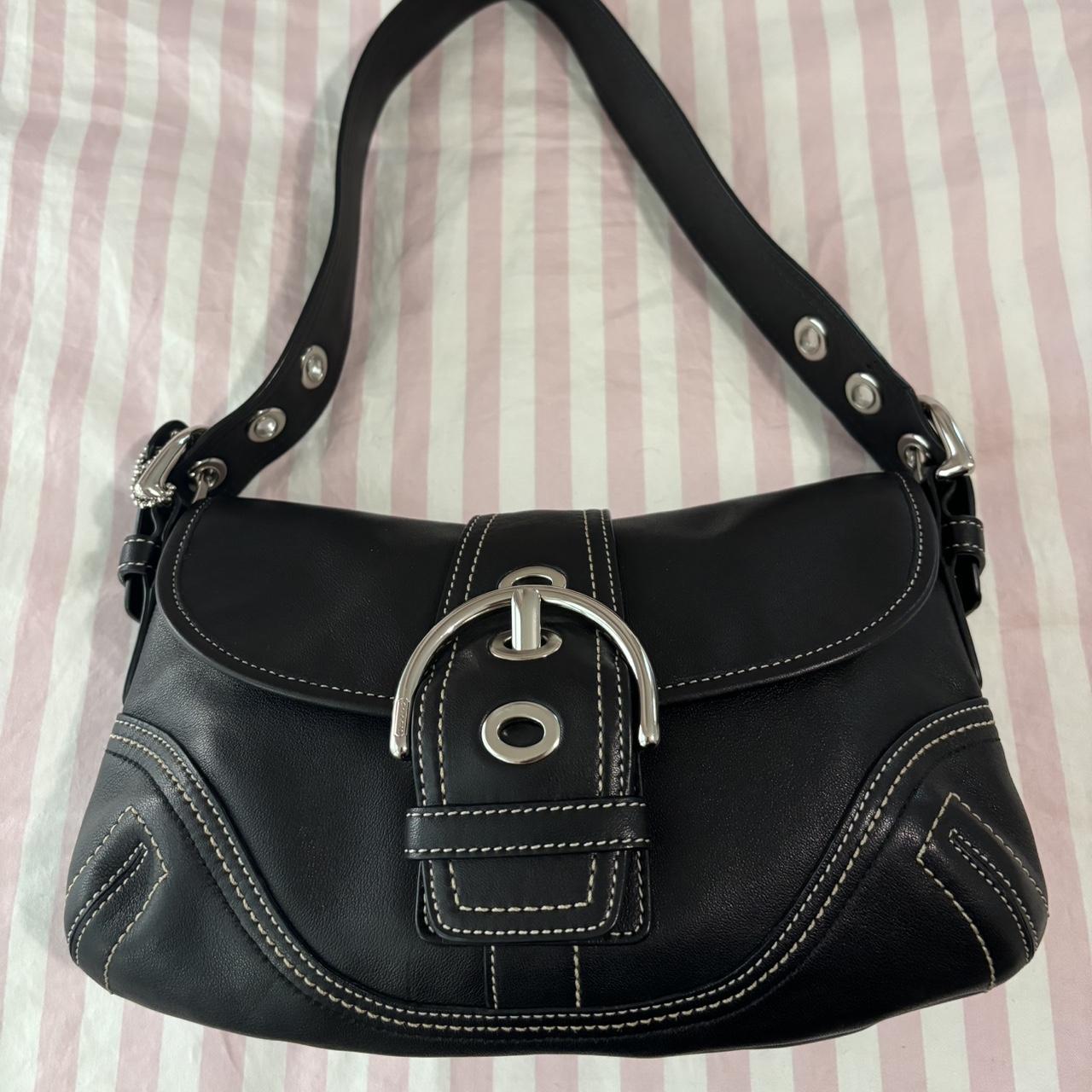 bevintage™ Coach Black Mini Soho🖤🍫