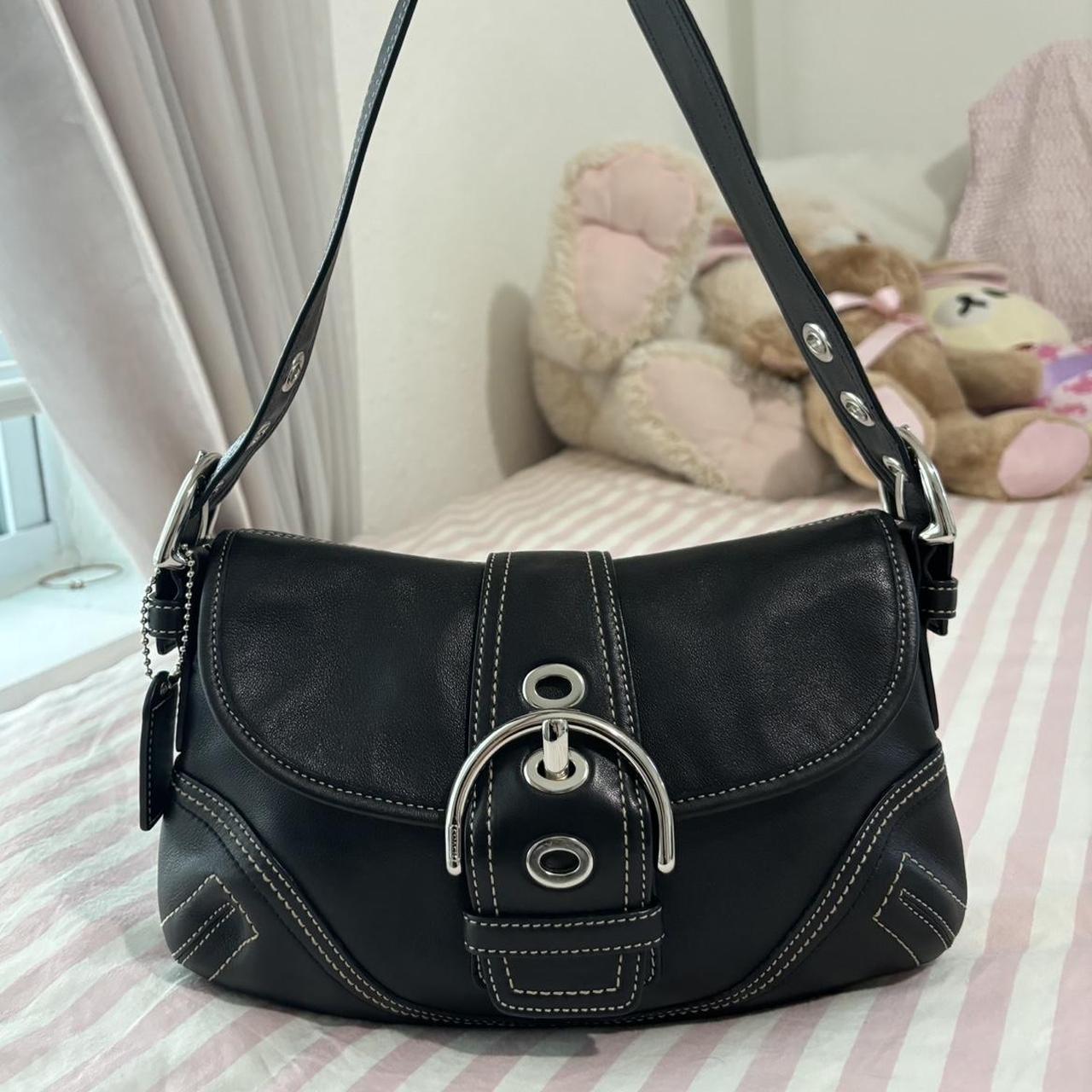 bevintage™ Coach Black Mini Soho🖤🍫