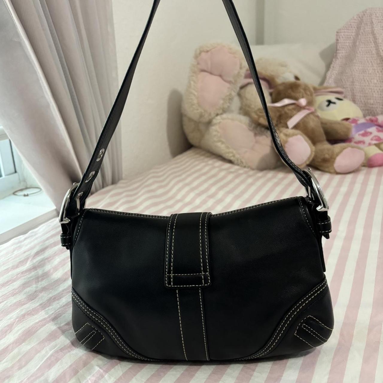 bevintage™ Coach Black Mini Soho🖤🍫