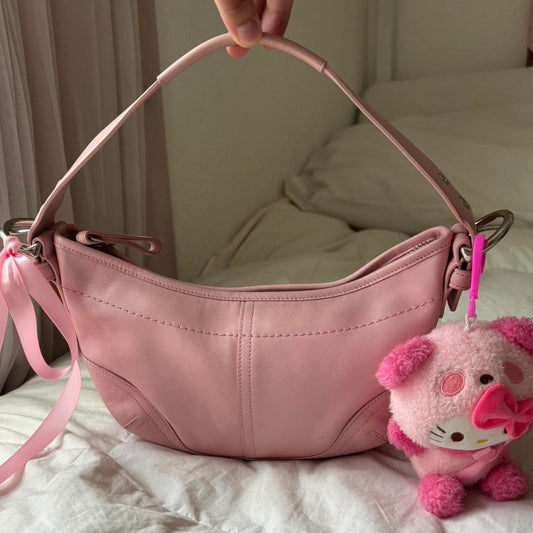 bevintage™ Coach Baby Pink Mini Hobo🩶🏙️